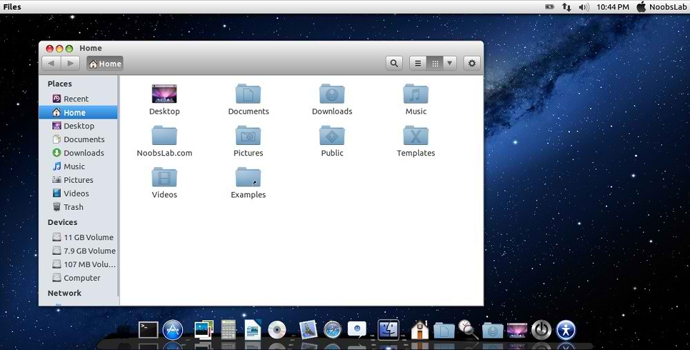 Mac os x theme for linux mint