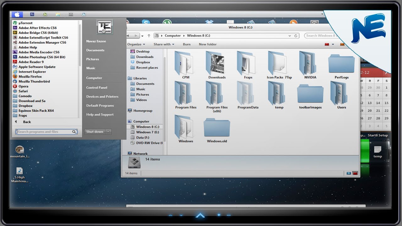 Mac os x leopard theme download for windows 7